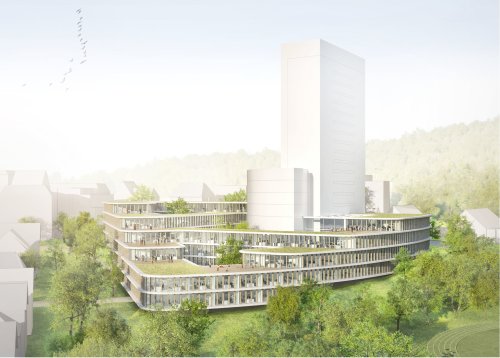 Der erste Preis geht an das Architekturbüro "Hascher Jehle Design  aus Berlin". (Visualisierung: Architekturbüro Hascher Jehle Design GmbH)